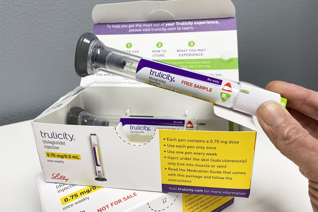 What is the average weight loss with Trulicity